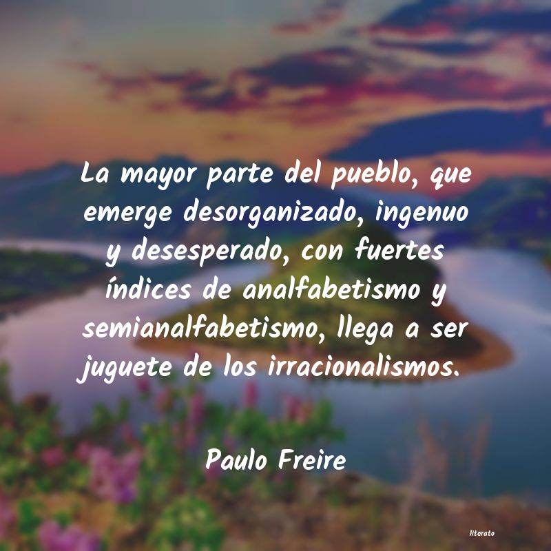 Frases de Paulo Freire