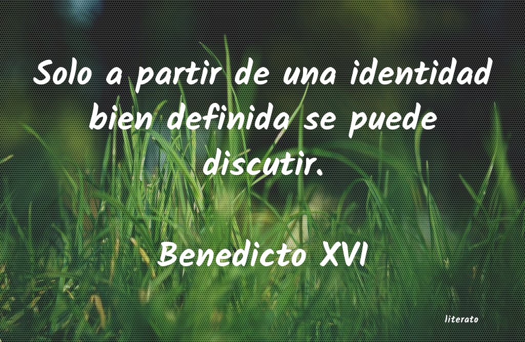 Frases de Benedicto XVI