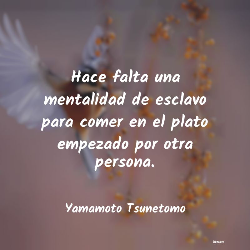 Frases de Yamamoto Tsunetomo