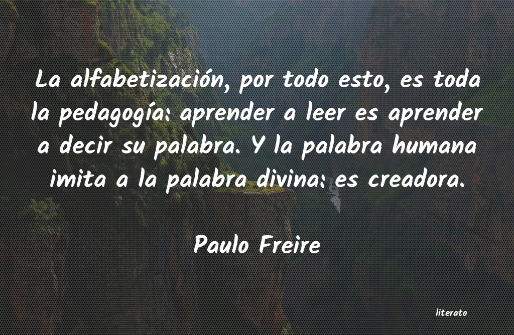 Frases de Paulo Freire