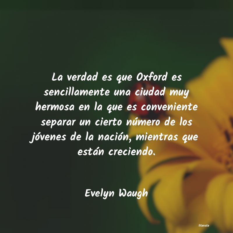 Frases de Evelyn Waugh