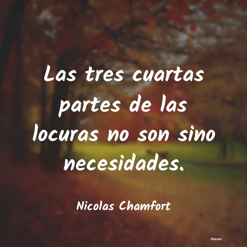 frases de Nicolas Chamfort