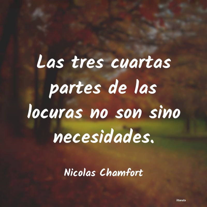 Frases de Nicolas Chamfort