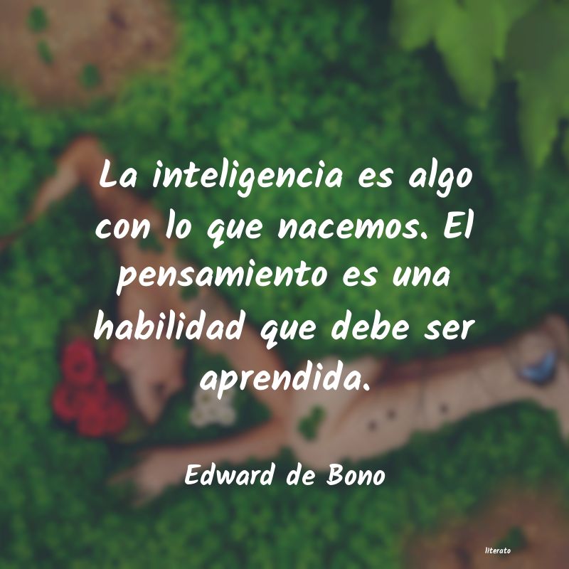 frases de Edward de Bono