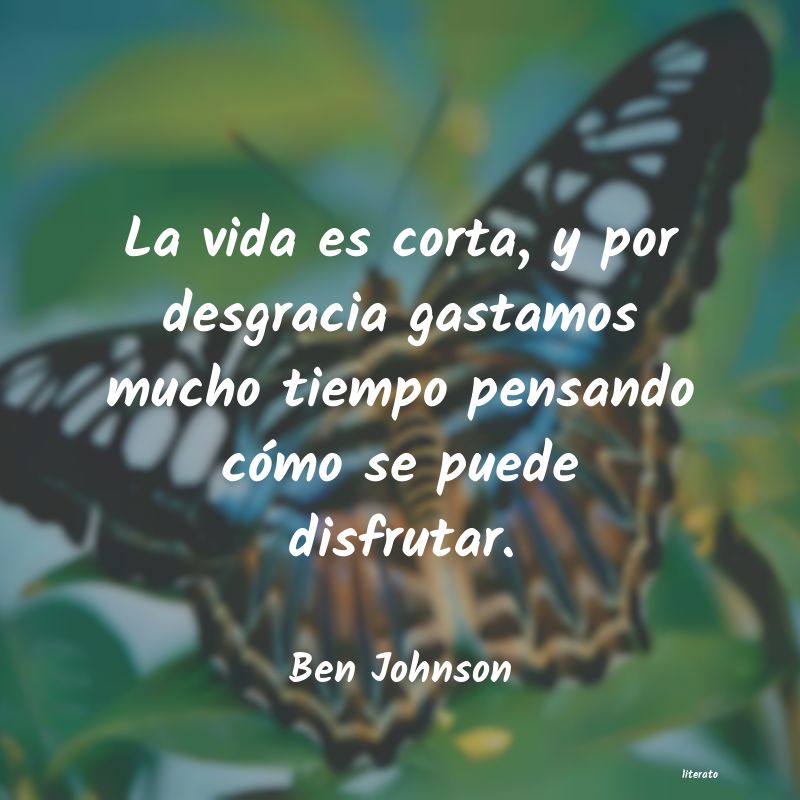 frases de Ben Johnson