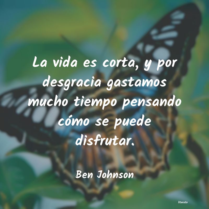 Frases de Ben Johnson