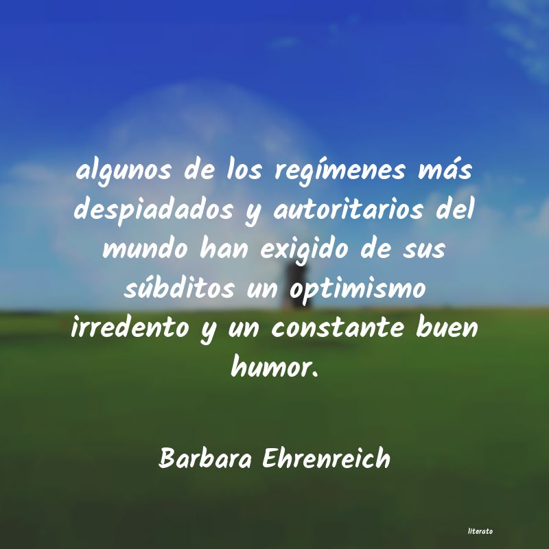 frases de Barbara Ehrenreich