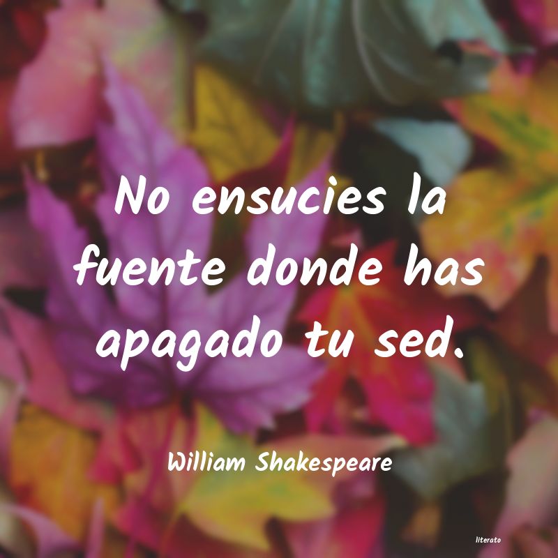 Frases de William Shakespeare