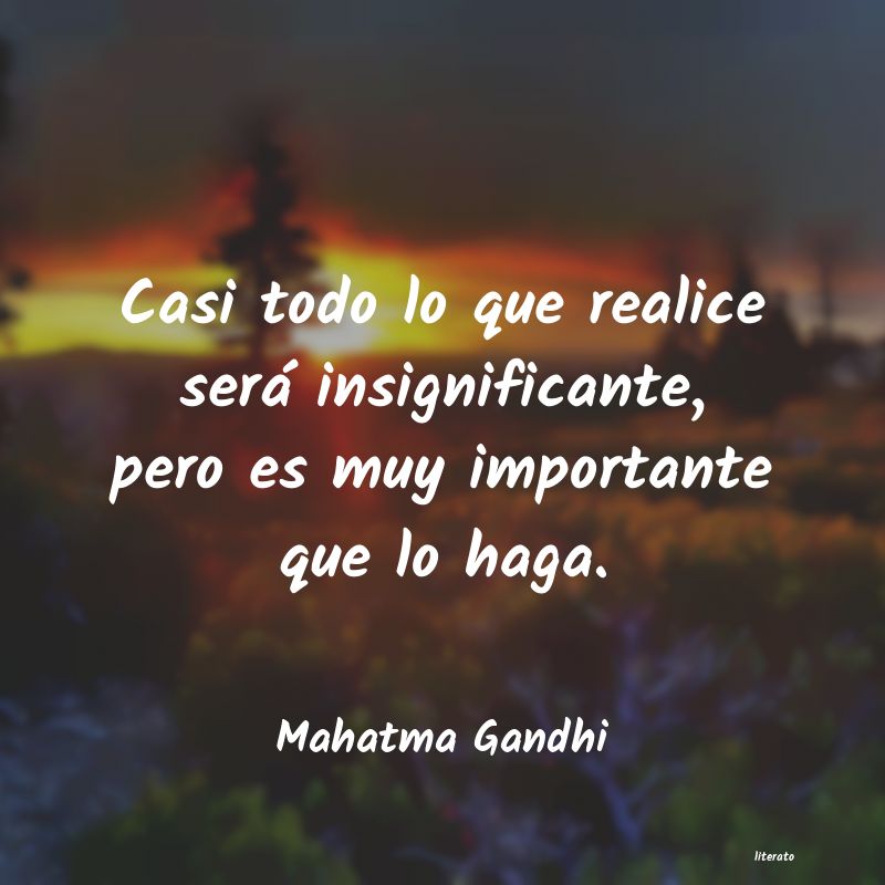frases de Mahatma Gandhi