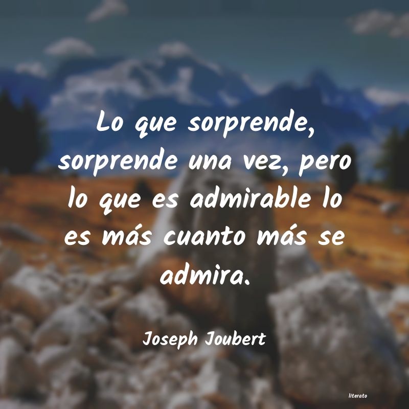 Frases de Joseph Joubert