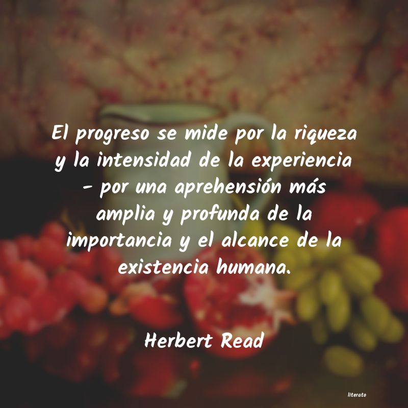 Frases de Herbert Read