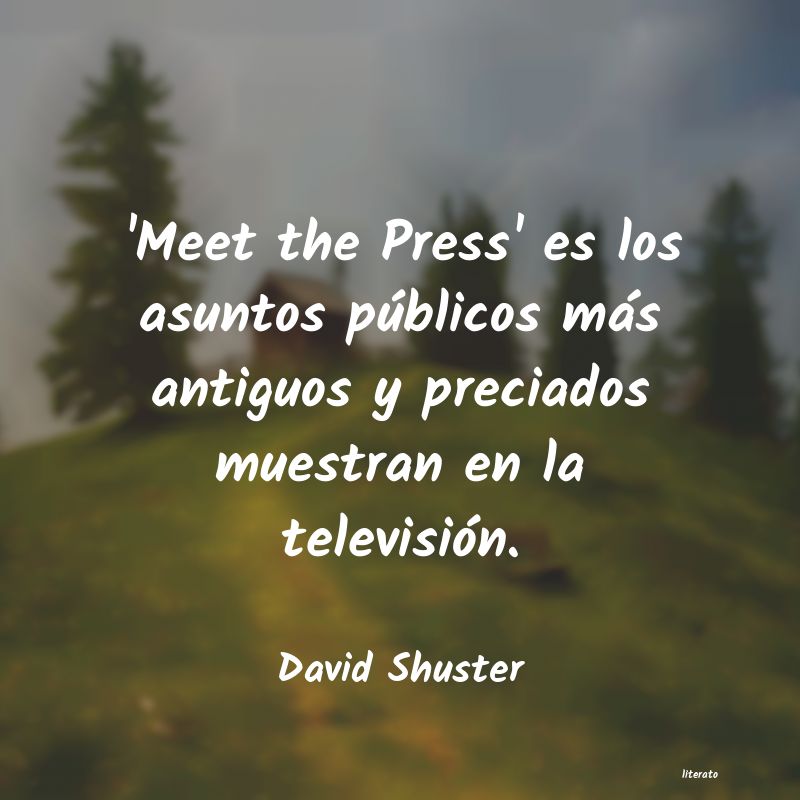 Frases de David Shuster