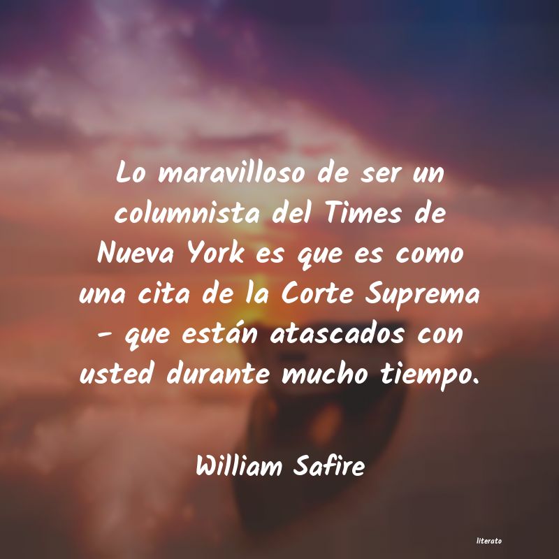 frases de William Safire