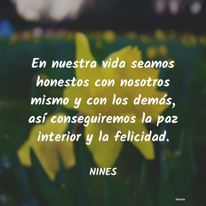 Frases de NINES