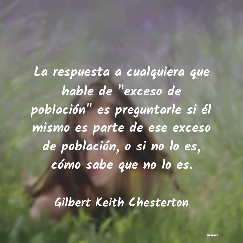 Frases de Gilbert Keith Chesterton