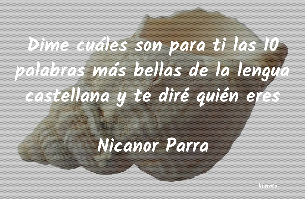 dime con quien andas y te dire quien eres