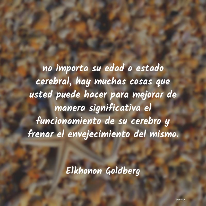 Frases de Elkhonon Goldberg