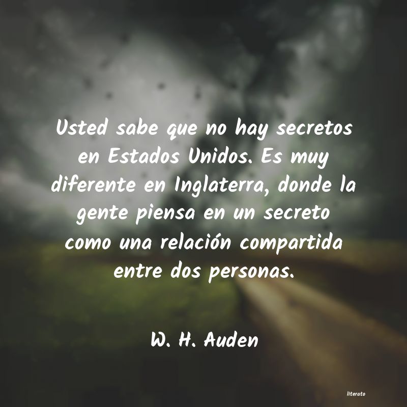 Frases de W. H. Auden