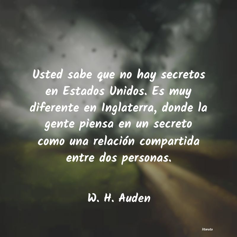 frases de W. H. Auden