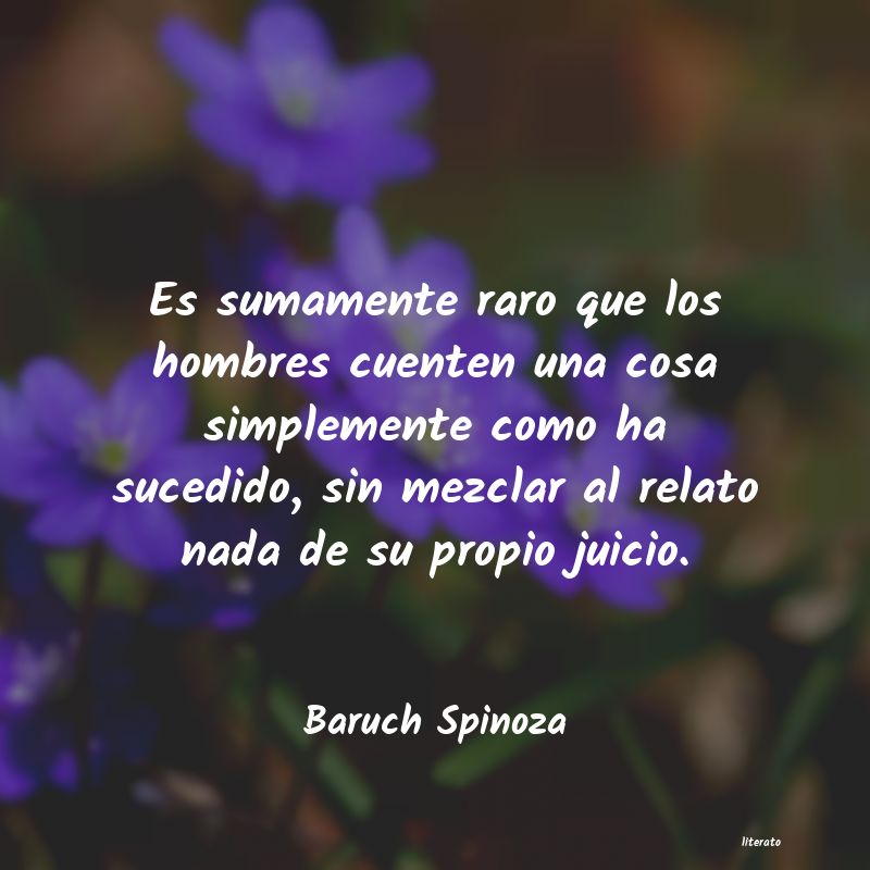 Frases de Baruch Spinoza