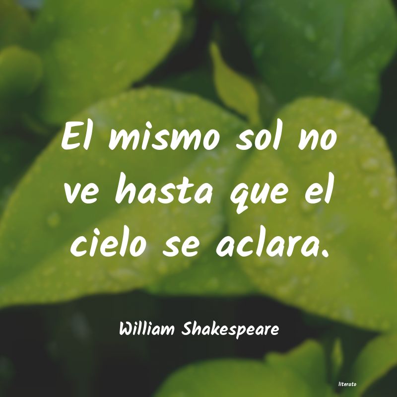 frases de William Shakespeare