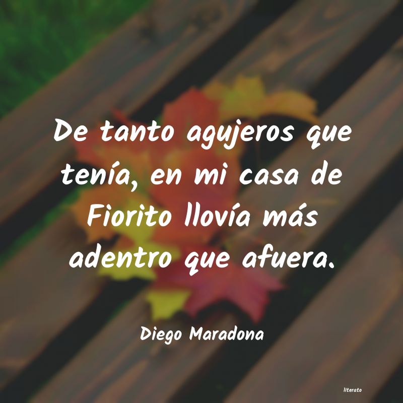 Frases de Diego Maradona