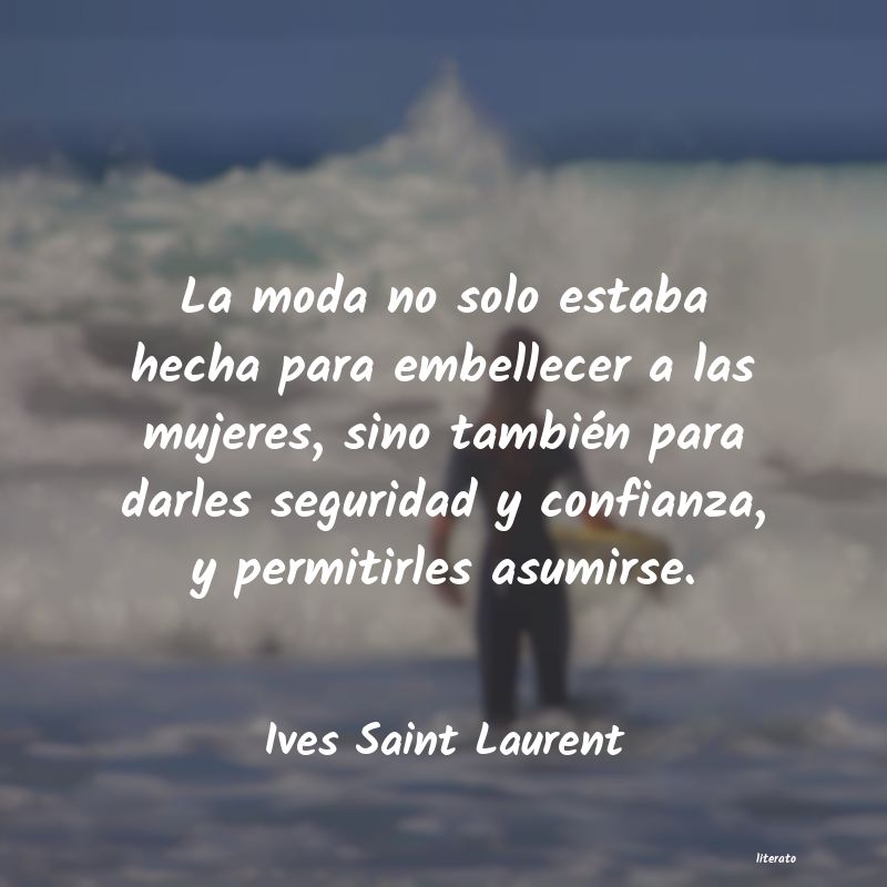 frases de Ives Saint Laurent