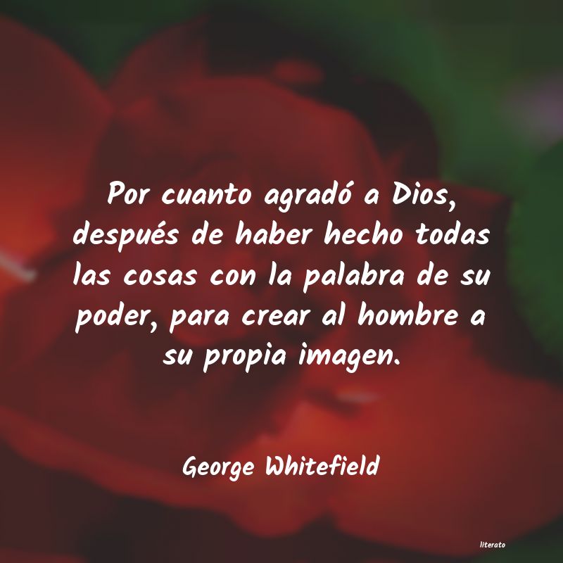 frases de George Whitefield