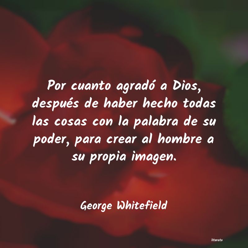 Frases de George Whitefield