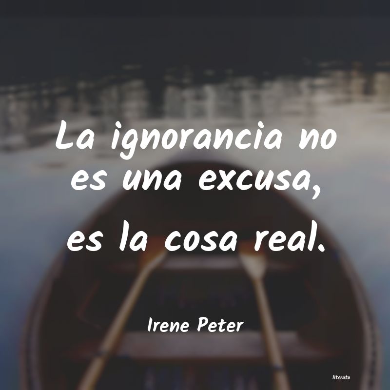 Frases de Irene Peter