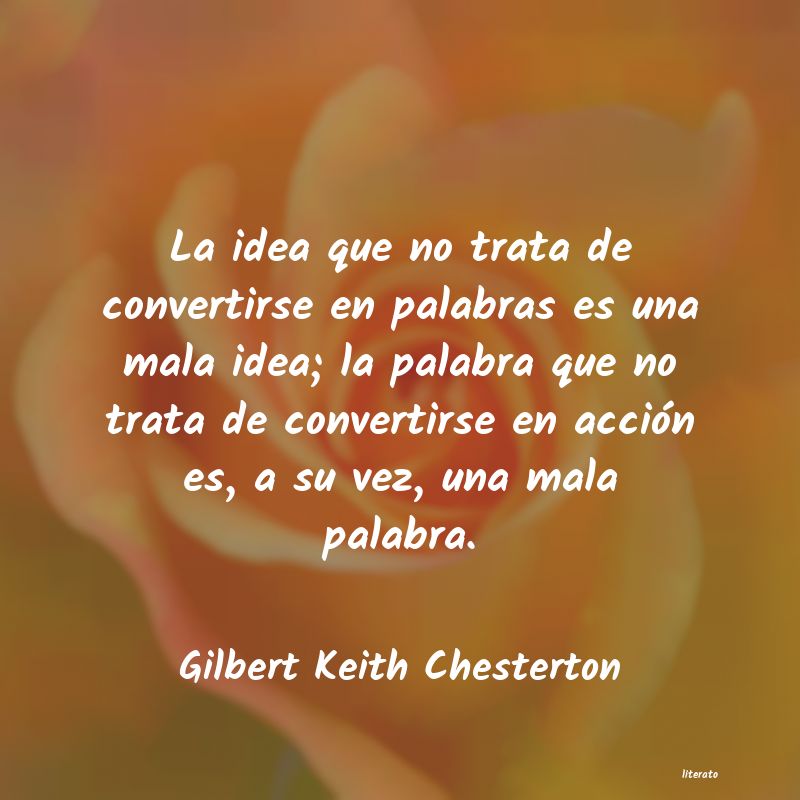 Frases de Gilbert Keith Chesterton