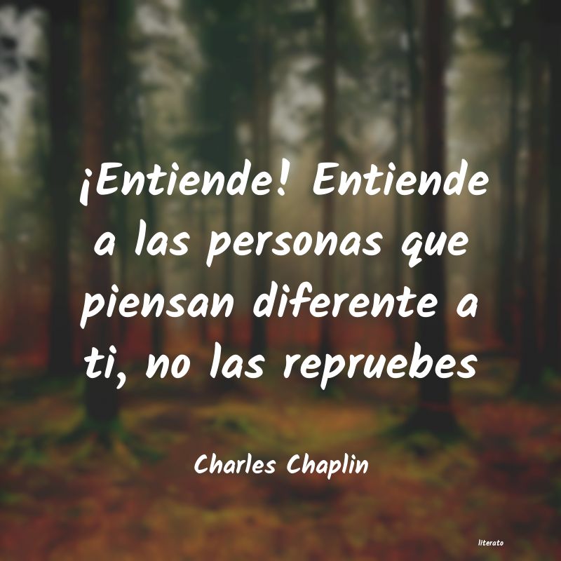 Frases de Charles Chaplin