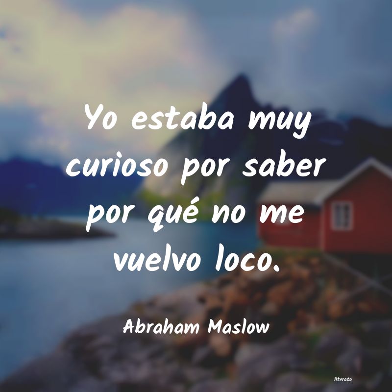 frases de Abraham Maslow