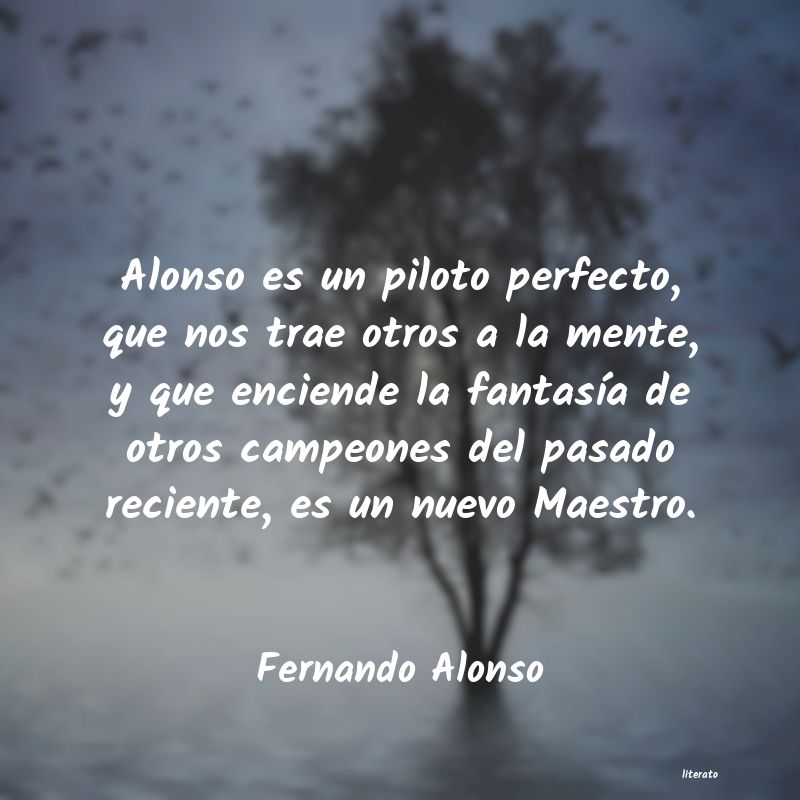 Frases de Fernando Alonso