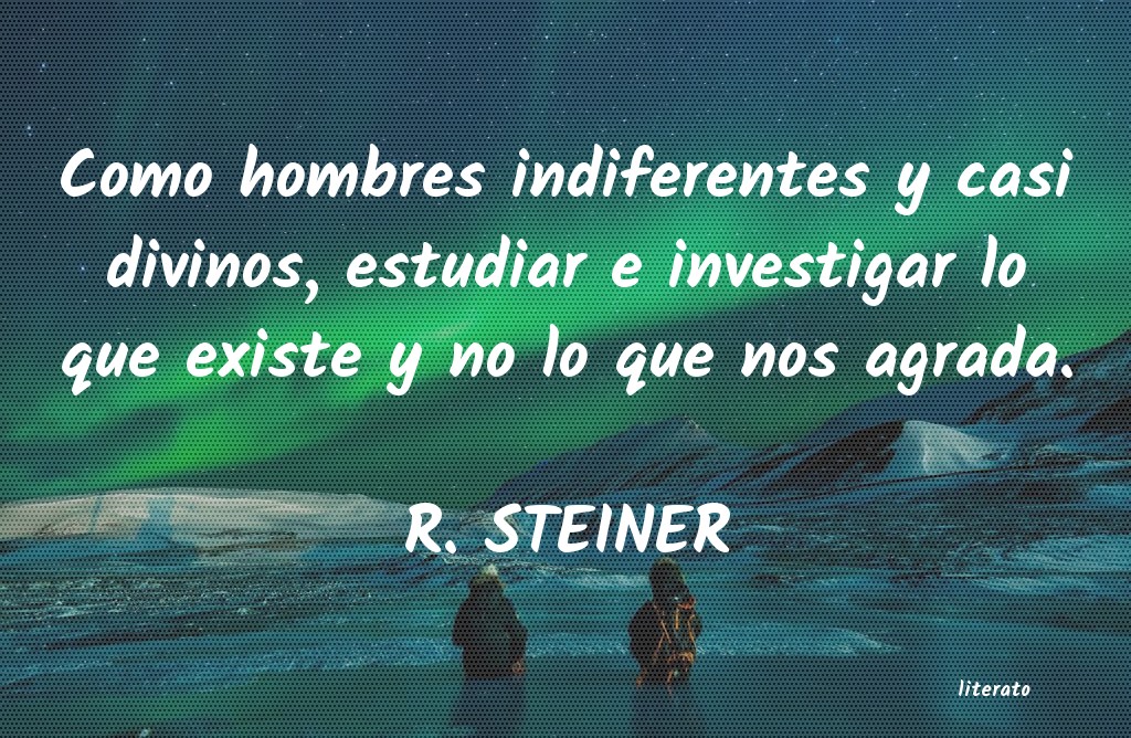 frases de R. STEINER