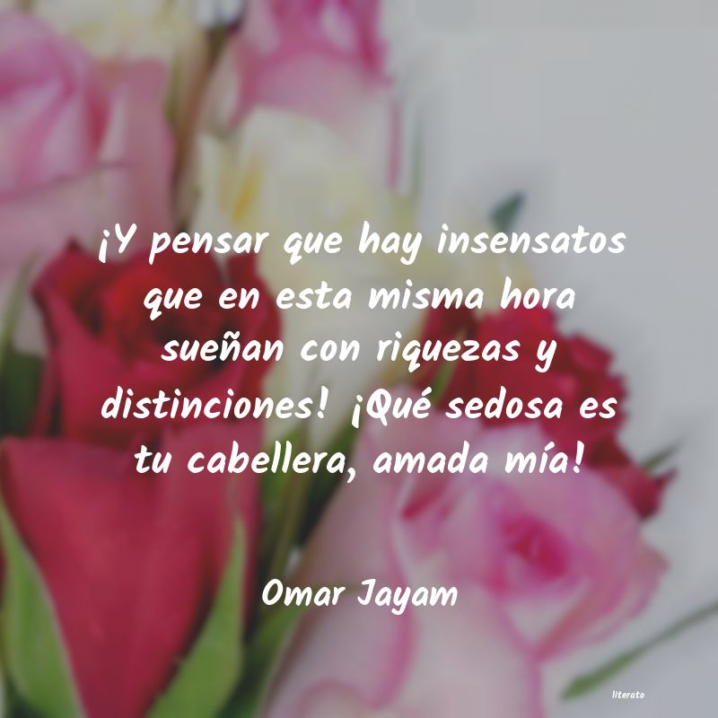 Frases de Omar Jayam