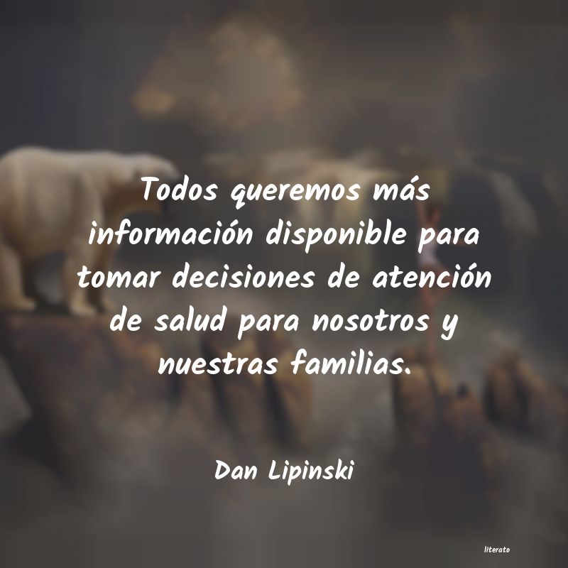 Frases de Dan Lipinski