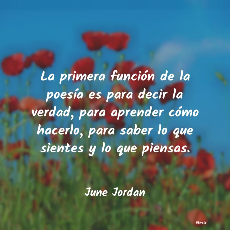 Frases de June Jordan