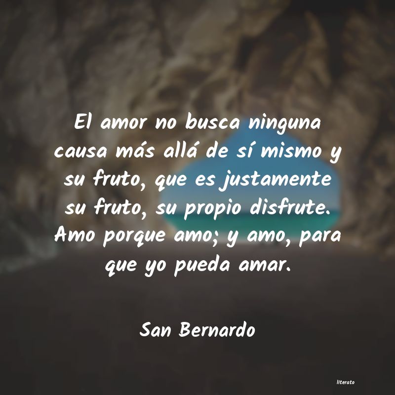 Frases de San Bernardo