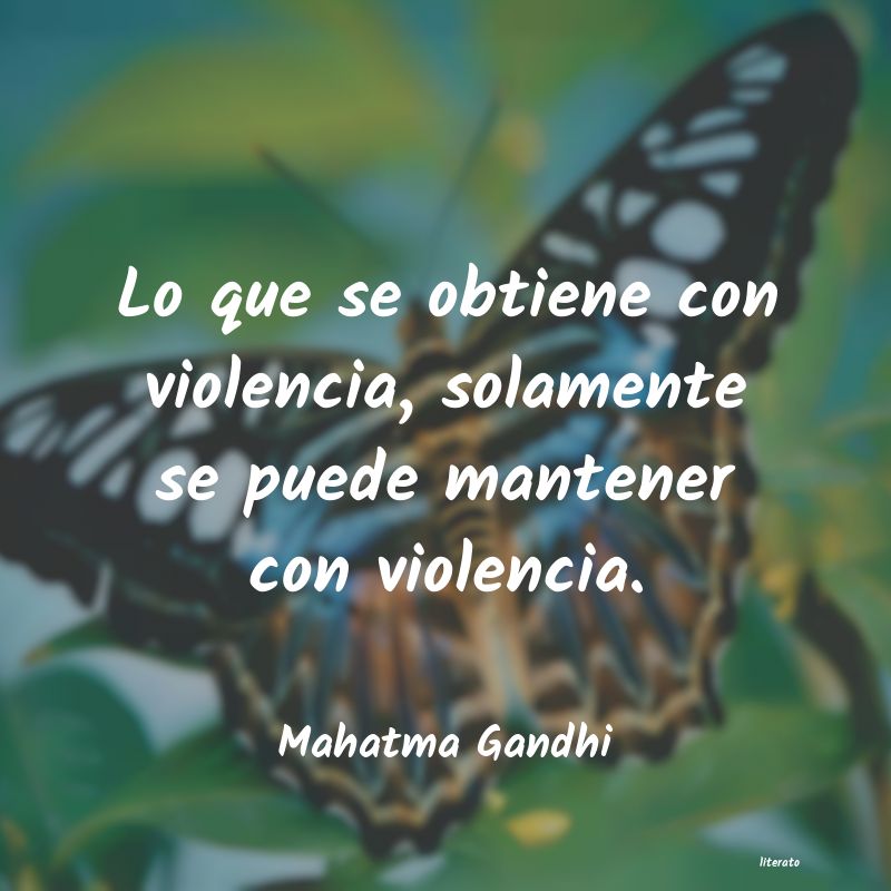 Frases de Mahatma Gandhi