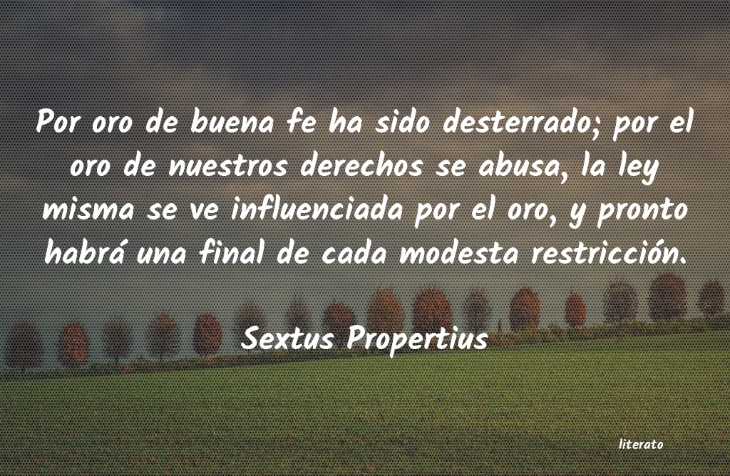 Frases de Sextus Propertius