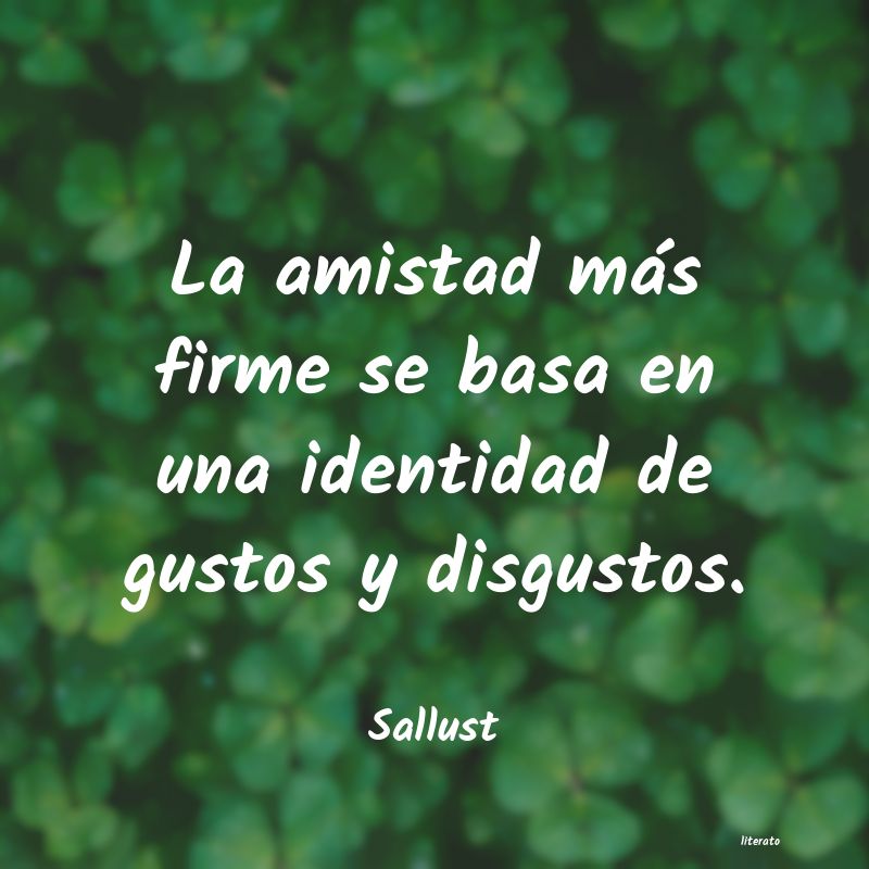 Frases de Sallust