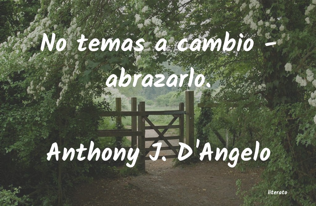 frases de Anthony J. D'Angelo