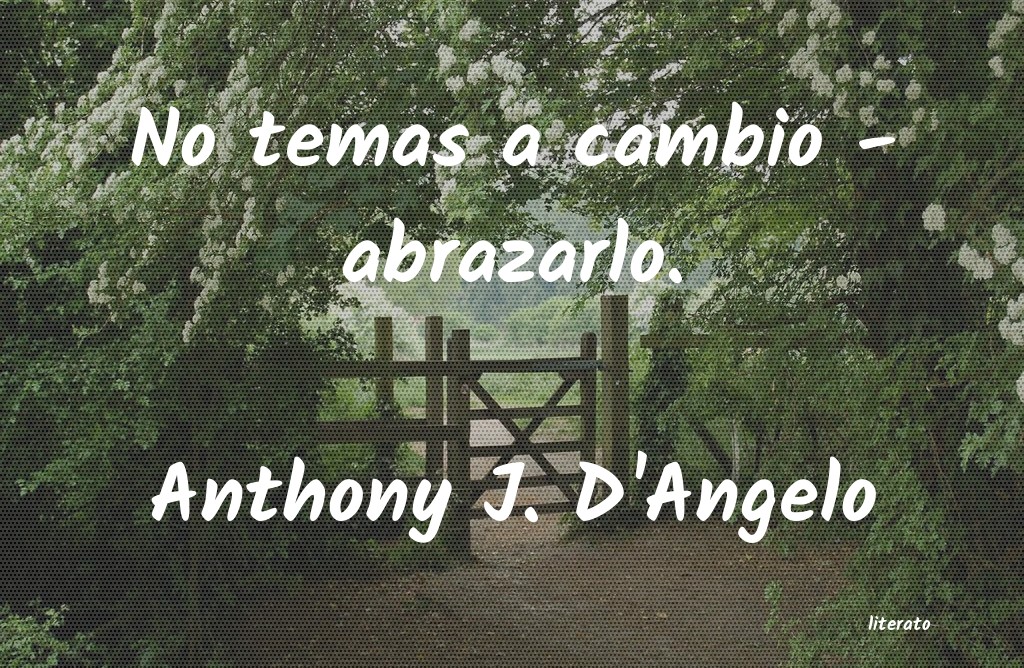 Frases de Anthony J. D'Angelo