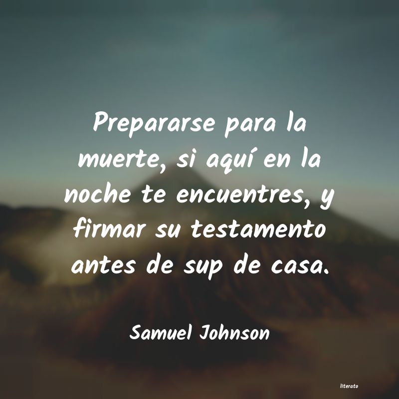 Frases de Samuel Johnson