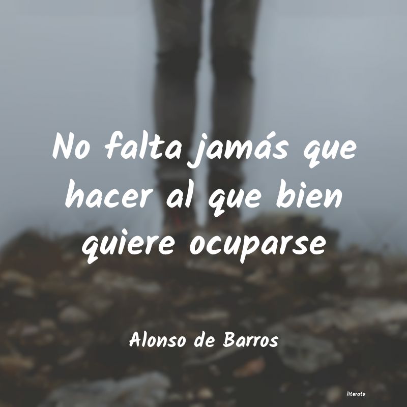 Frases de Alonso de Barros