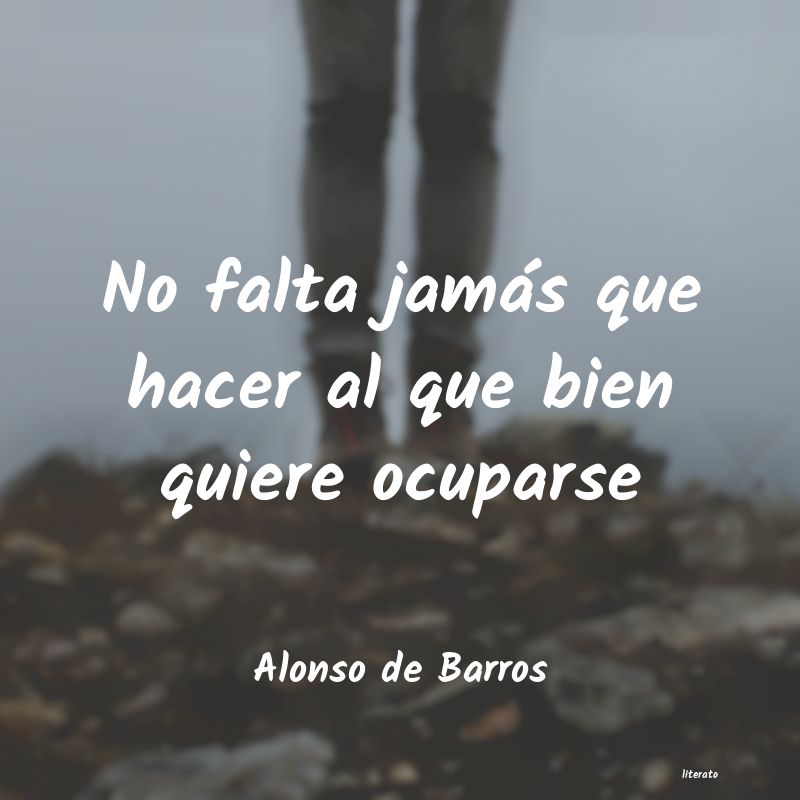 frases de Alonso de Barros