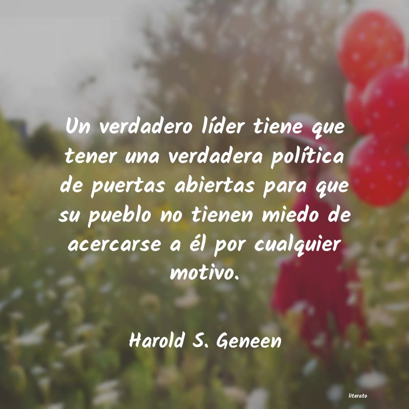 frases de Harold S. Geneen