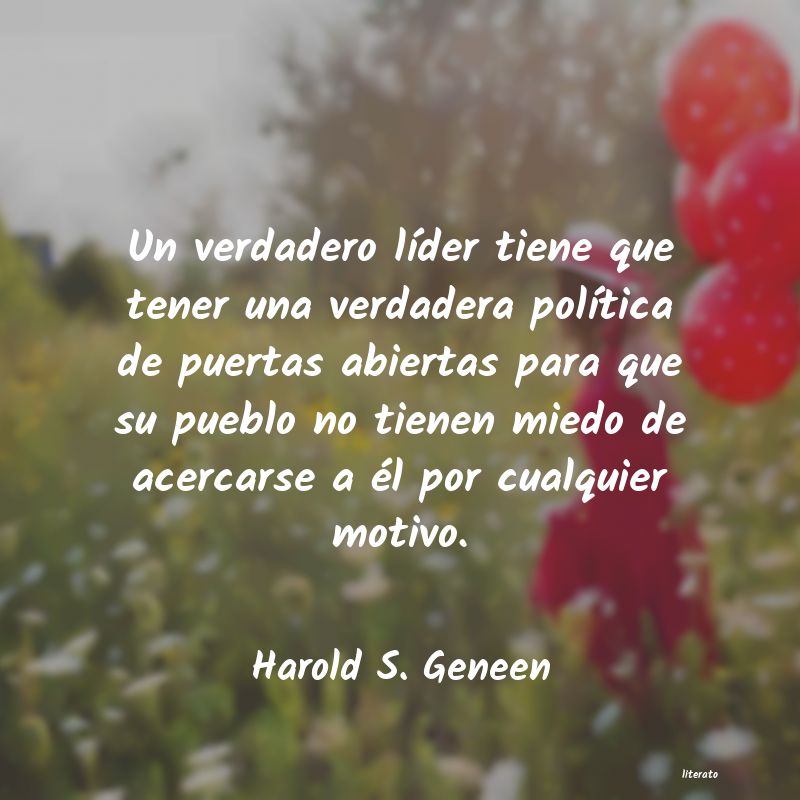 Frases de Harold S. Geneen