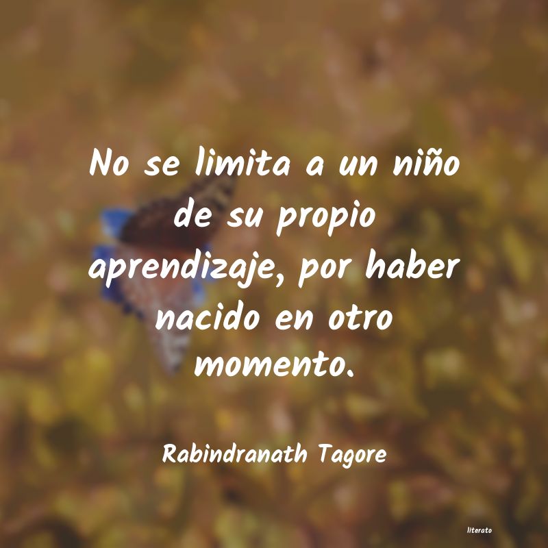 Frases de Rabindranath Tagore